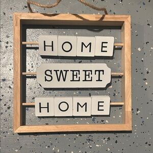 Wooden Home Sweet Home Wall Decor